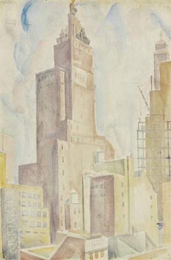 BERTRAM HARTMAN New York View.